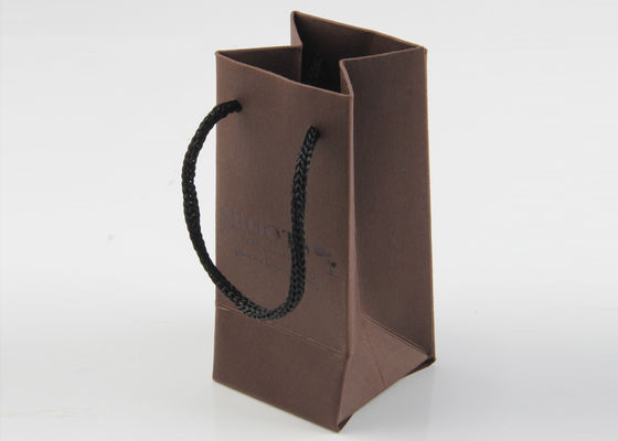 Papier d'emballage de papier attrayant et durable de sacs à provisions avec le matériel réutilisé par 100%