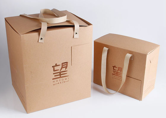 Bio - grands sacs actuels de luxe dégradables, sacs en cuir de cadeau d'anniversaire de poignée