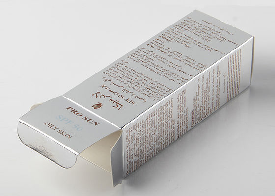 Huilez vernir le matériel de empaquetage imprimé de papier d'art des boîtes 200GSM pour le produit de maquillage