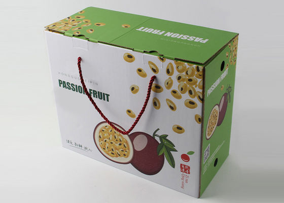 Pp manipulent de petites boîtes de produit, les boîtes au détail imprimées par coutume pour l'emballage de fruit