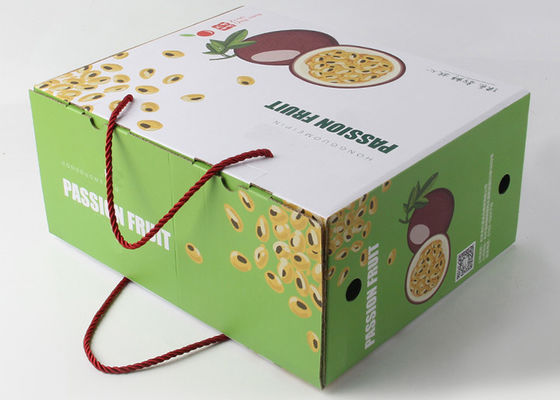 Pp manipulent de petites boîtes de produit, les boîtes au détail imprimées par coutume pour l'emballage de fruit