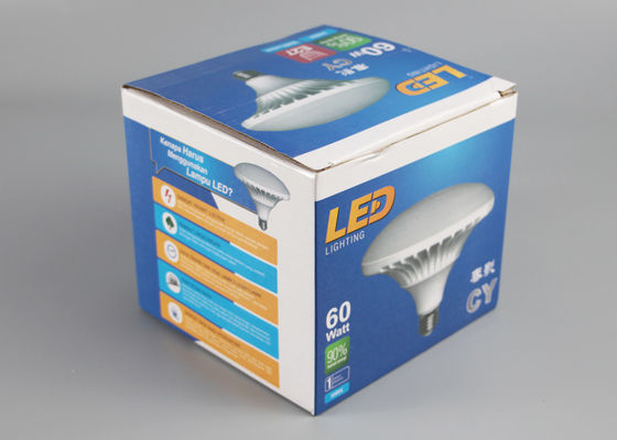L'emballage de papier se pliant rectangulaire réutilisé enferme dans une boîte la tache UV pour l'empaquetage de lumières de LED