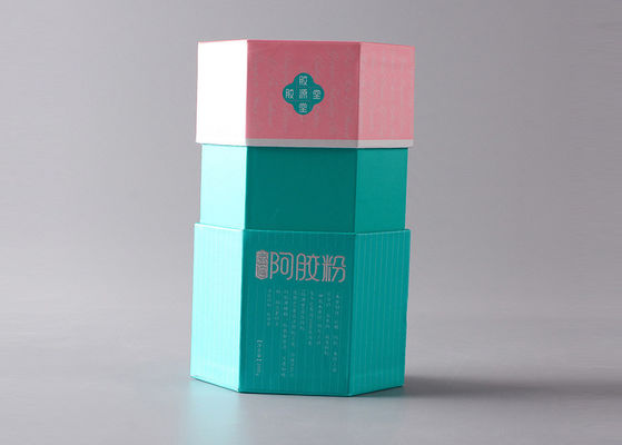 L'emballage de papier d'emballage de fleur enferme dans une boîte la taille faite sur commande et le logo de estampillage chaud