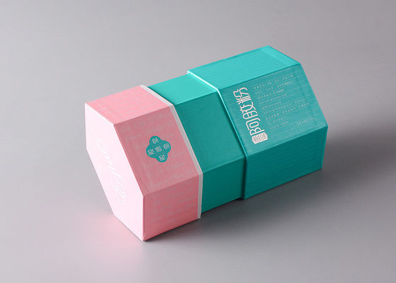 L'emballage de papier d'emballage de fleur enferme dans une boîte la taille faite sur commande et le logo de estampillage chaud