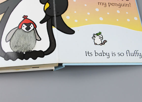 Livres de conseil personnalisés par livre à couverture dure, panneau multicolore de gris de livre de conseil de bébé