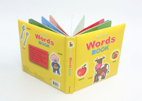 Les livres d'enfants mats de carton de papier d'art avec l'attache parfaite et l'aluminium argenté