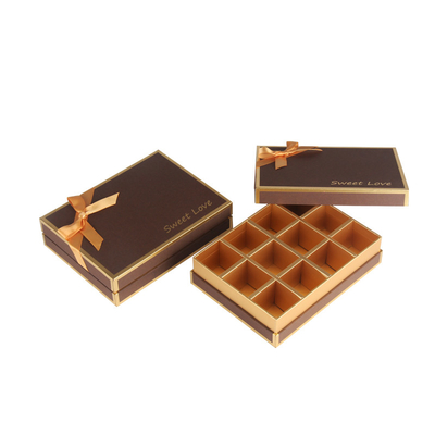 L'emballage de cadeau de chocolat de FSC enferme dans une boîte 4c le boîte-cadeau de papier de l'impression 157gsm