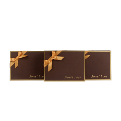 L'emballage de cadeau de chocolat de FSC enferme dans une boîte 4c le boîte-cadeau de papier de l'impression 157gsm