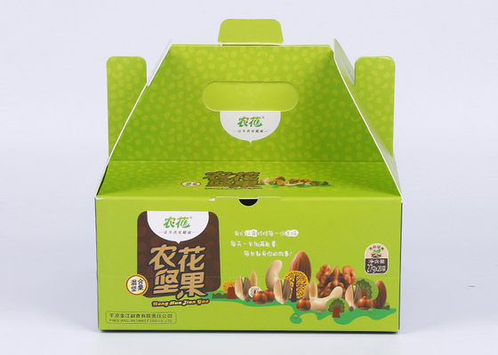 Emportez la stratification brillante de boîtes d'emballage de Livre vert et le pli mou pour l'emballage alimentaire