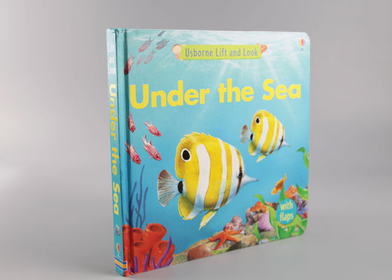Les livres d'enfants mats mignons de livre à couverture dure imprimant avec la tache UV et le vernissage d'huile