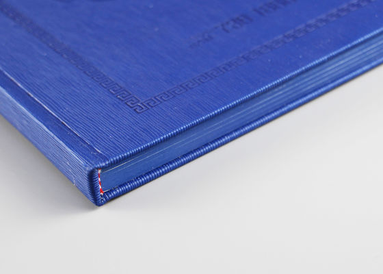 Carnet de livre cartonné de l'obligatoire parfait A4, grand journal en cuir de livre à couverture dure avec le modèle de Debossed