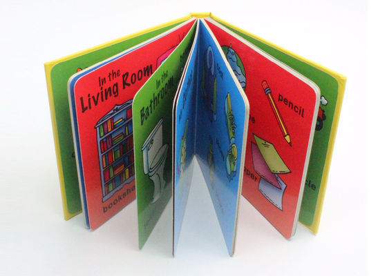 Les livres d'enfants mats de carton de papier d'art avec l'attache parfaite et l'aluminium argenté